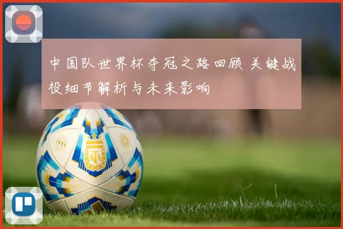 中国队世界杯夺冠之路回顾 关键战役细节解析与未来影响
